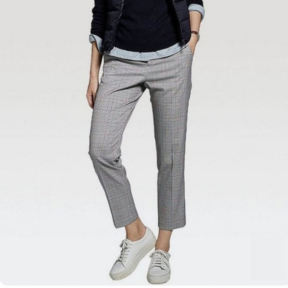 Uniqlo gray plaid ankle pant - Picture 6 of 8